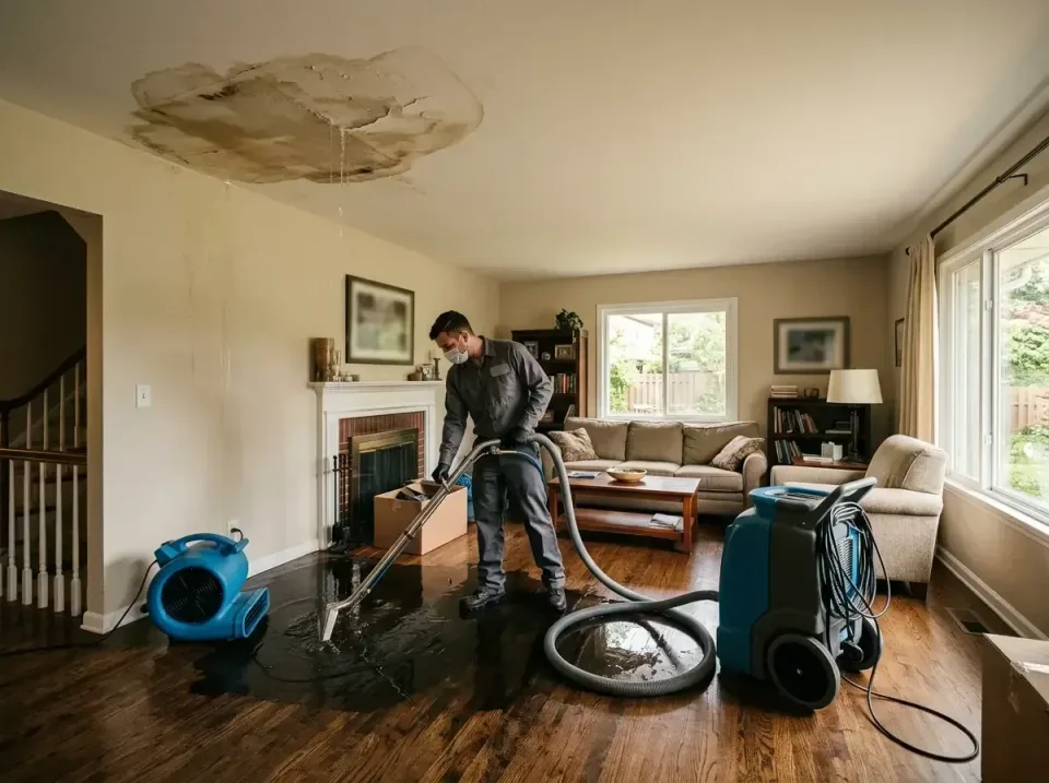 attic-pipe-burst-ceiling-drip-008 — frequently asked questions, Water Damage Restoration & Carpet Care in Carney, MD